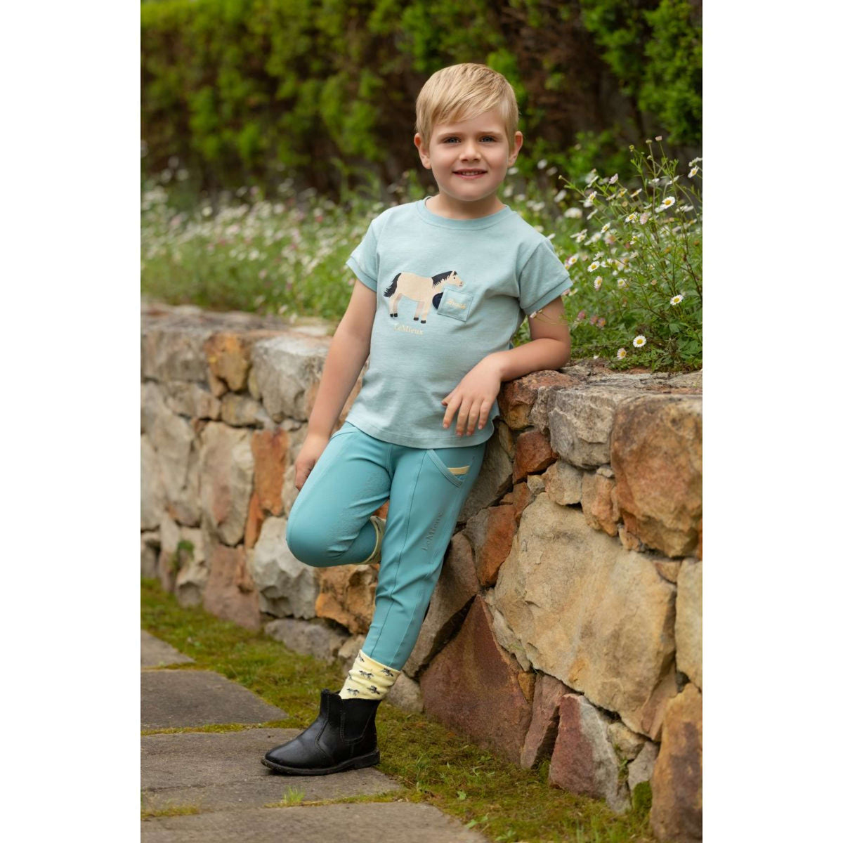 LeMieux T-Shirt Alex Tee Niños Aqua