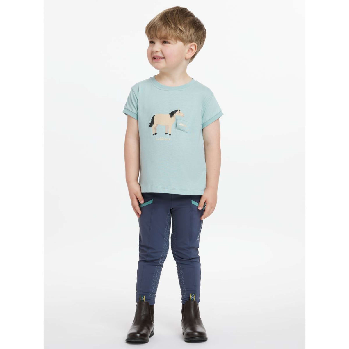 LeMieux T-Shirt Alex Tee Niños Aqua