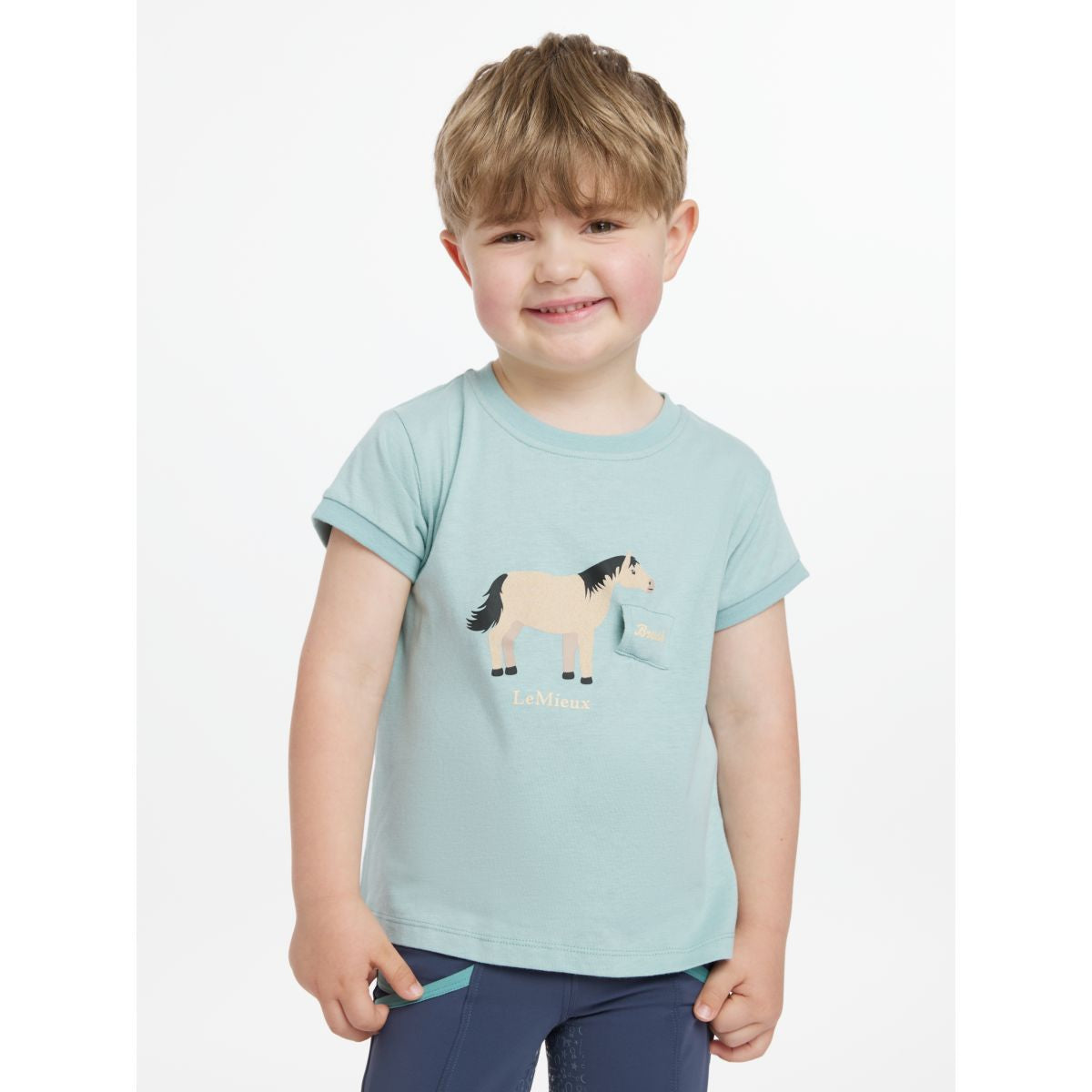 LeMieux T-Shirt Alex Tee Niños Aqua
