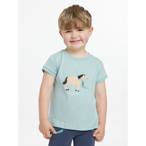 LeMieux T-Shirt Alex Tee Niños Aqua