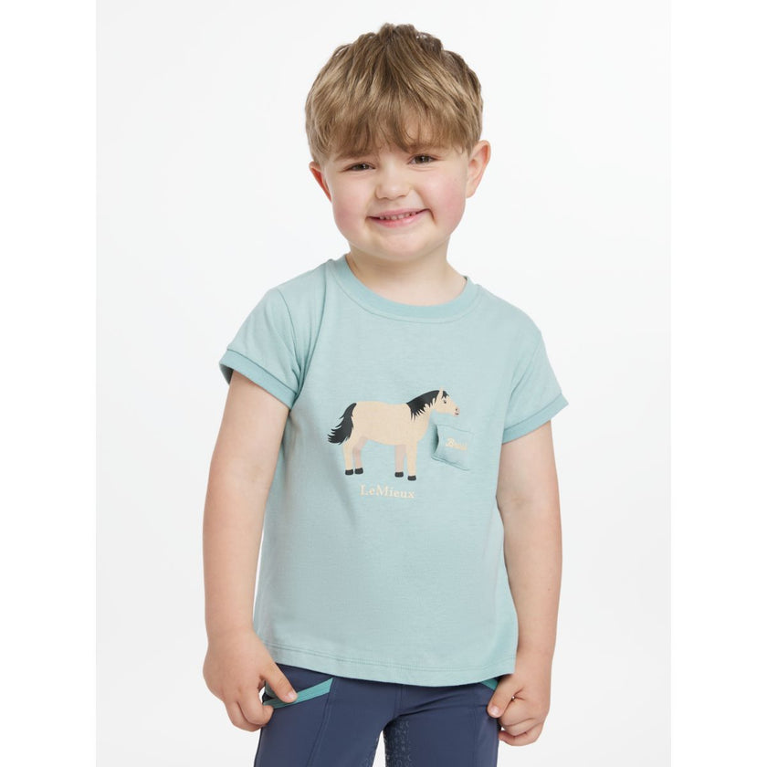 LeMieux T-Shirt Alex Tee Niños Aqua