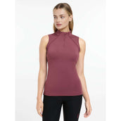 LeMieux Shirt Maria Mesh Sin Mangas Rosewood