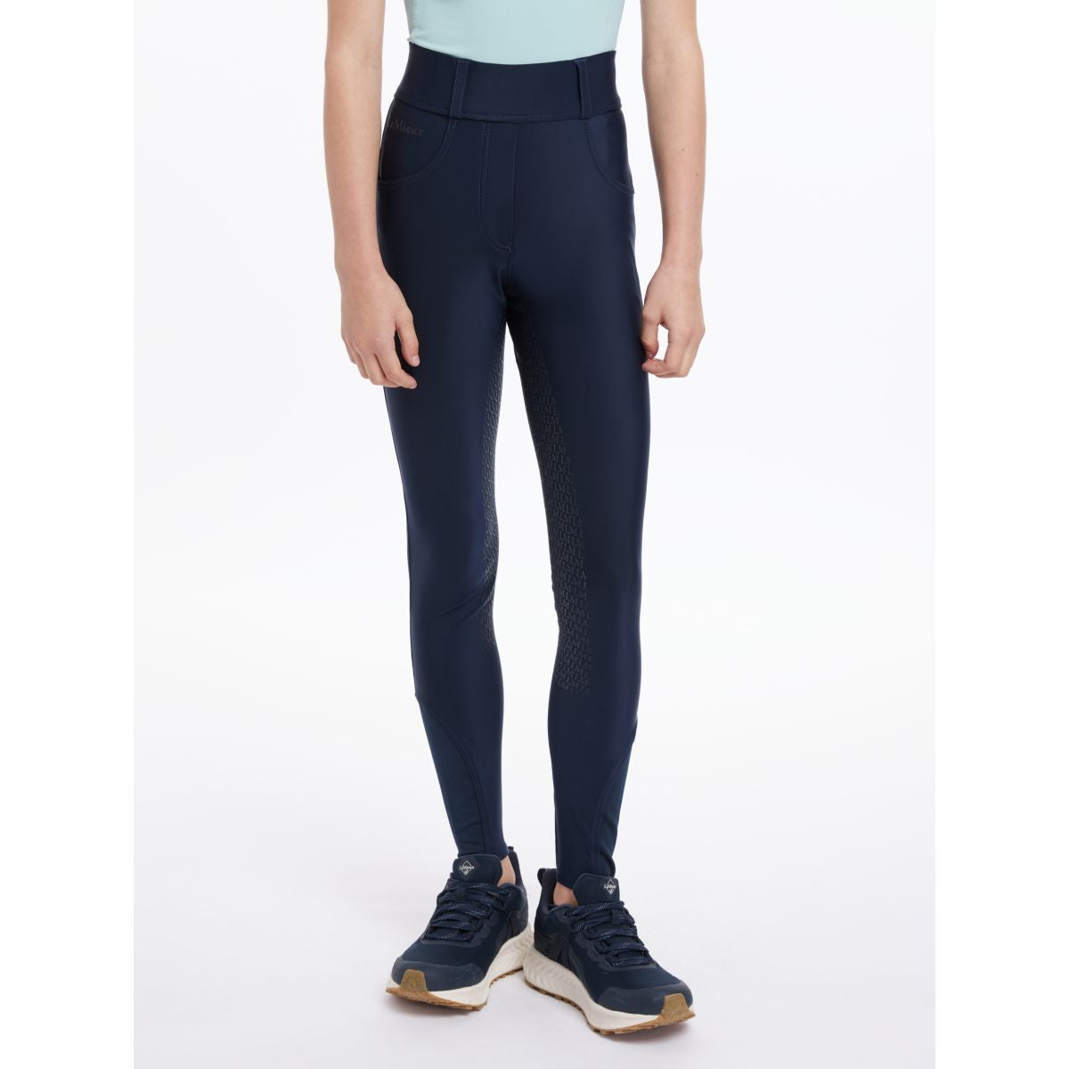 LeMieux Legging de Equitación Remi Niños Navy