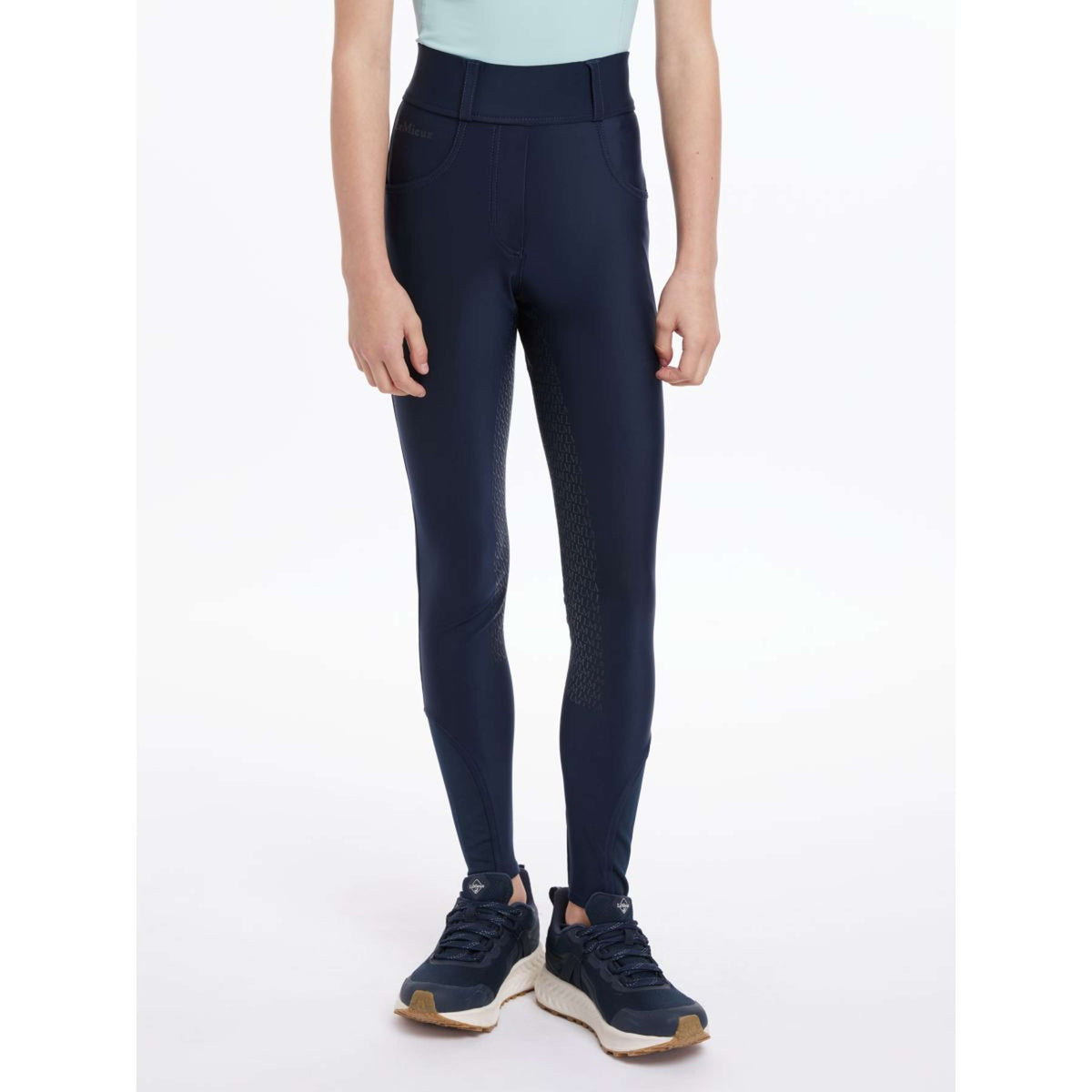 LeMieux Legging de Equitación Remi Niños Navy
