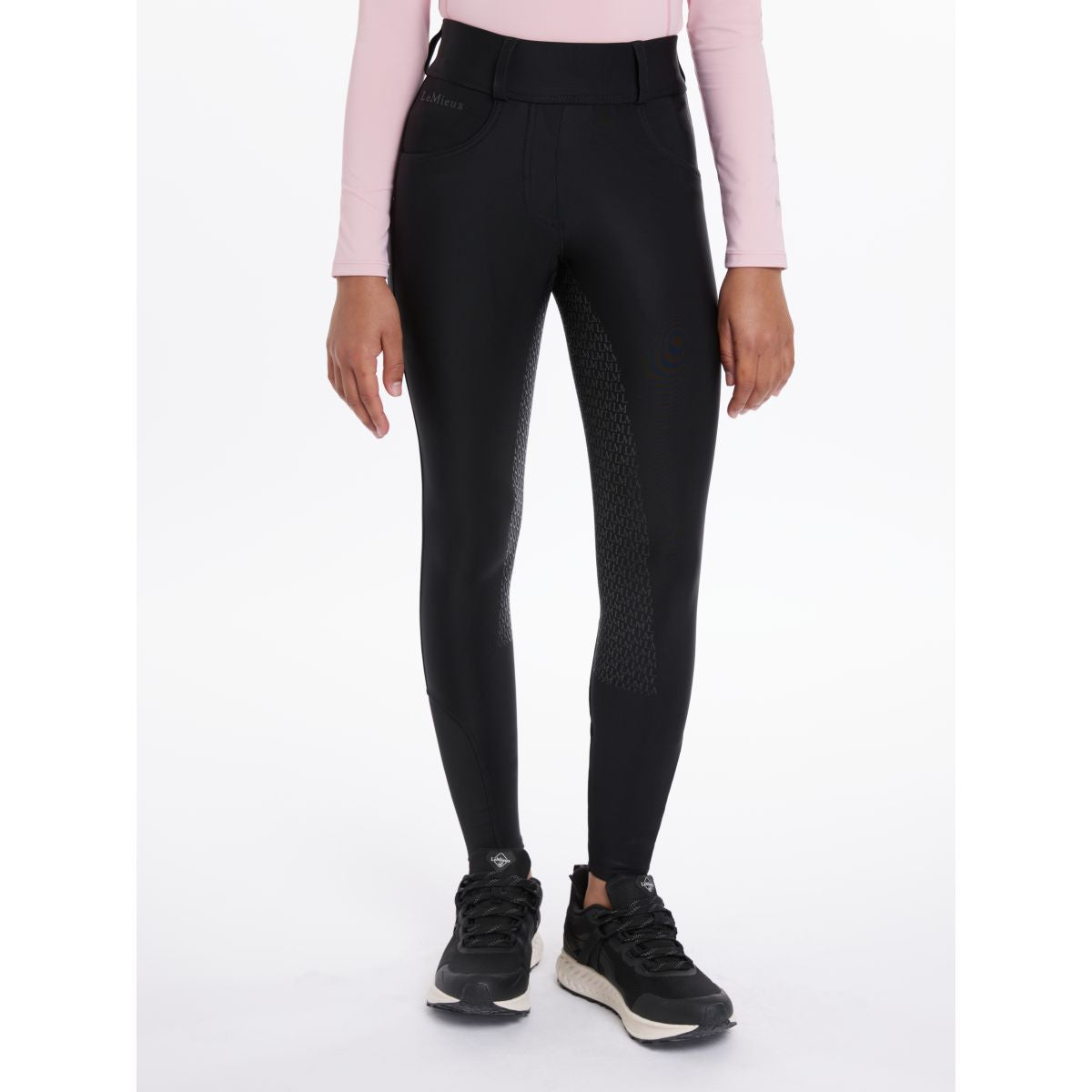 LeMieux Legging de Equitación Remi Niños Negro
