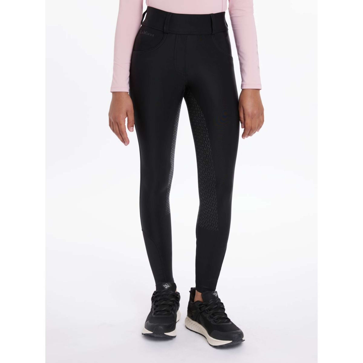 LeMieux Legging de Equitación Remi Niños Negro