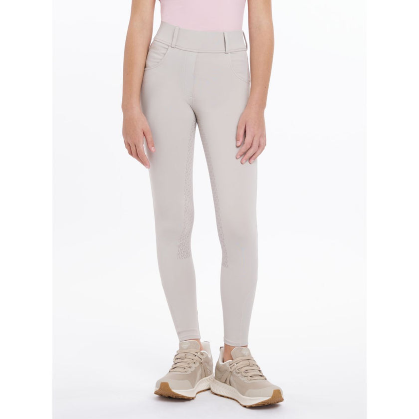 LeMieux Legging de Equitación Remi Niños Piedra LeMieux Legging de Equitación Remi Niños Piedra