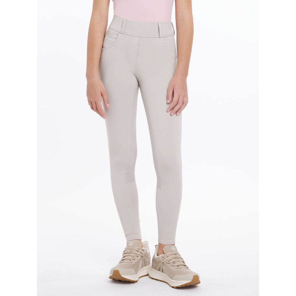 LeMieux Legging de Equitación Remi Niños Piedra