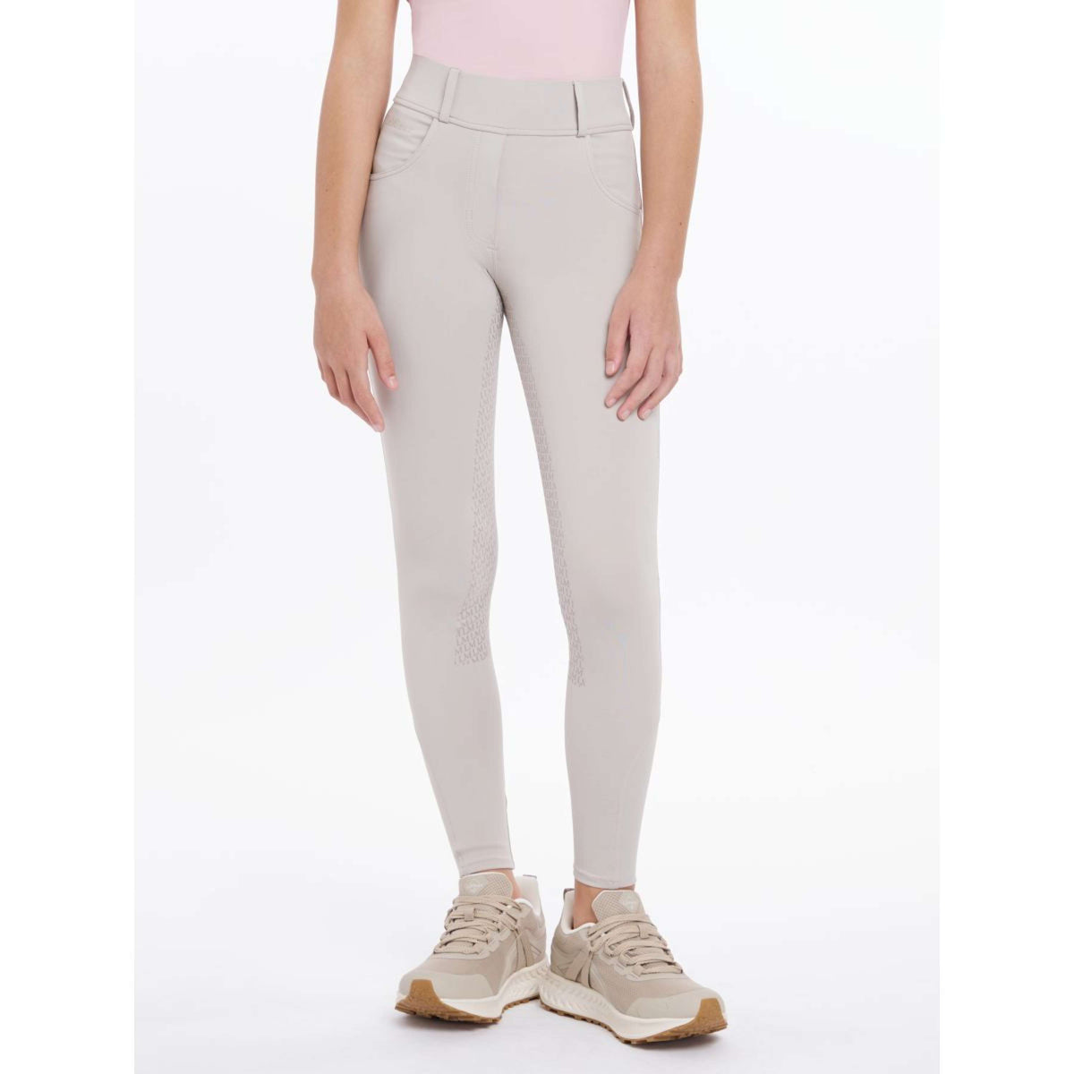 LeMieux Legging de Equitación Remi Niños Piedra