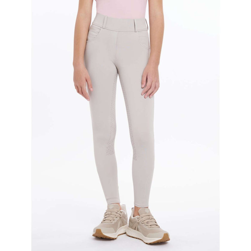 LeMieux Legging de Equitación Remi Niños Piedra