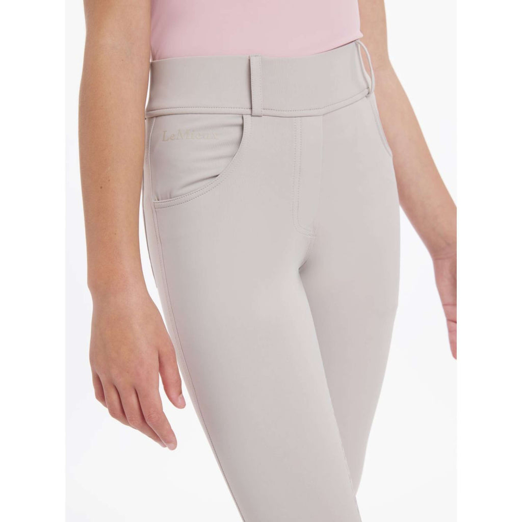 LeMieux Legging de Equitación Remi Niños Piedra