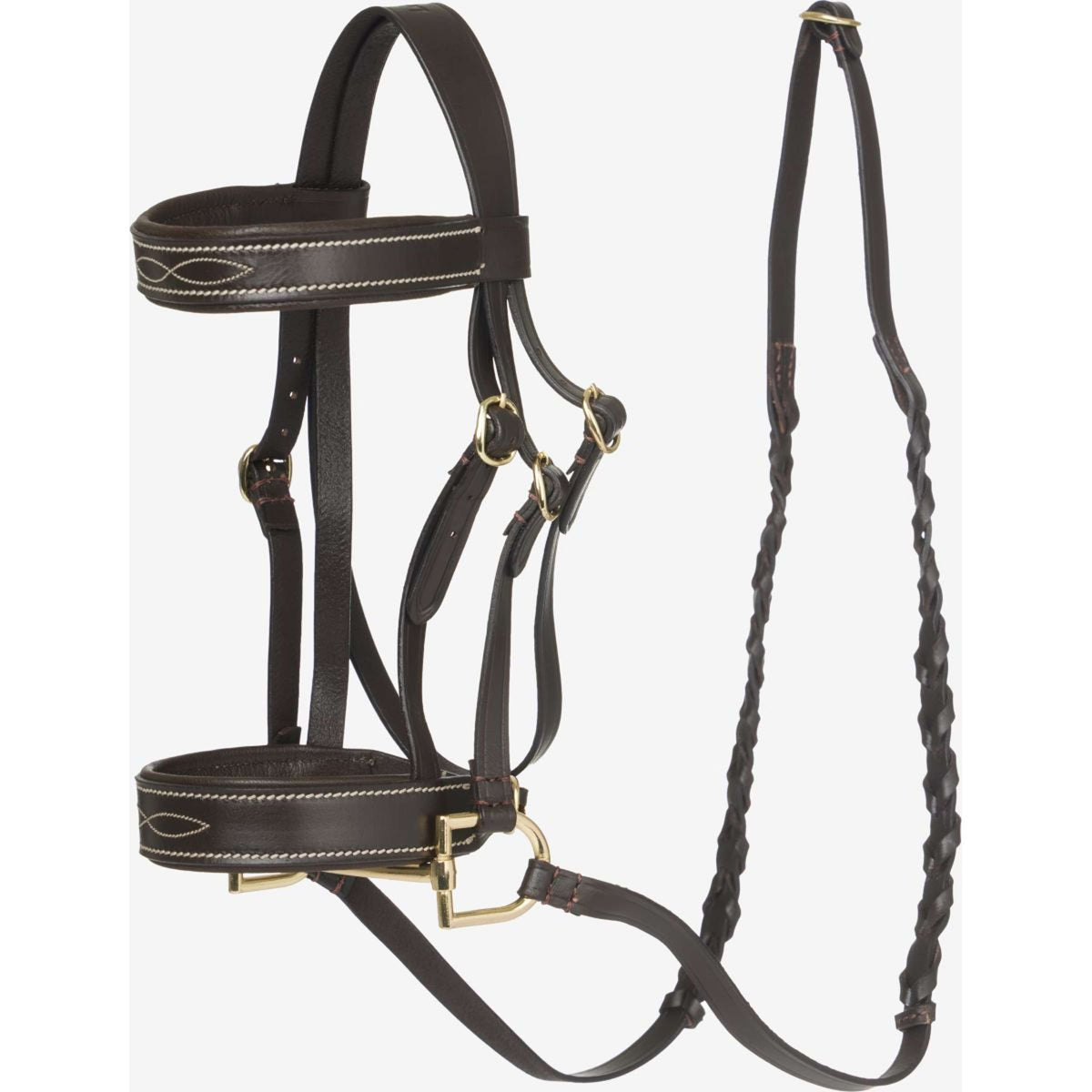 LeMieux Brida Hobby Horse Hunter Marron