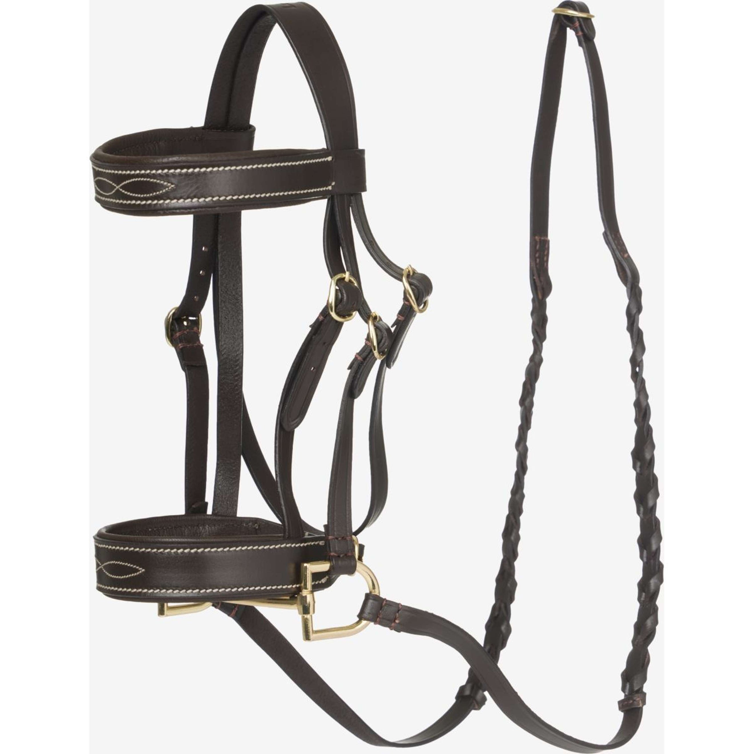 LeMieux Brida Hobby Horse Hunter Marron