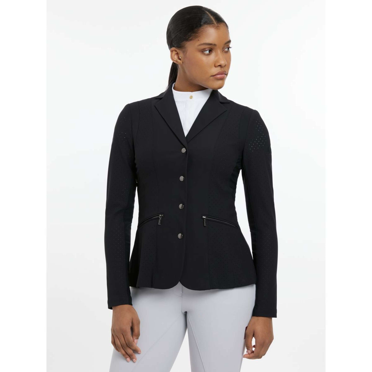 LeMieux Chaqueta de Competición Jessica Mesh Negro