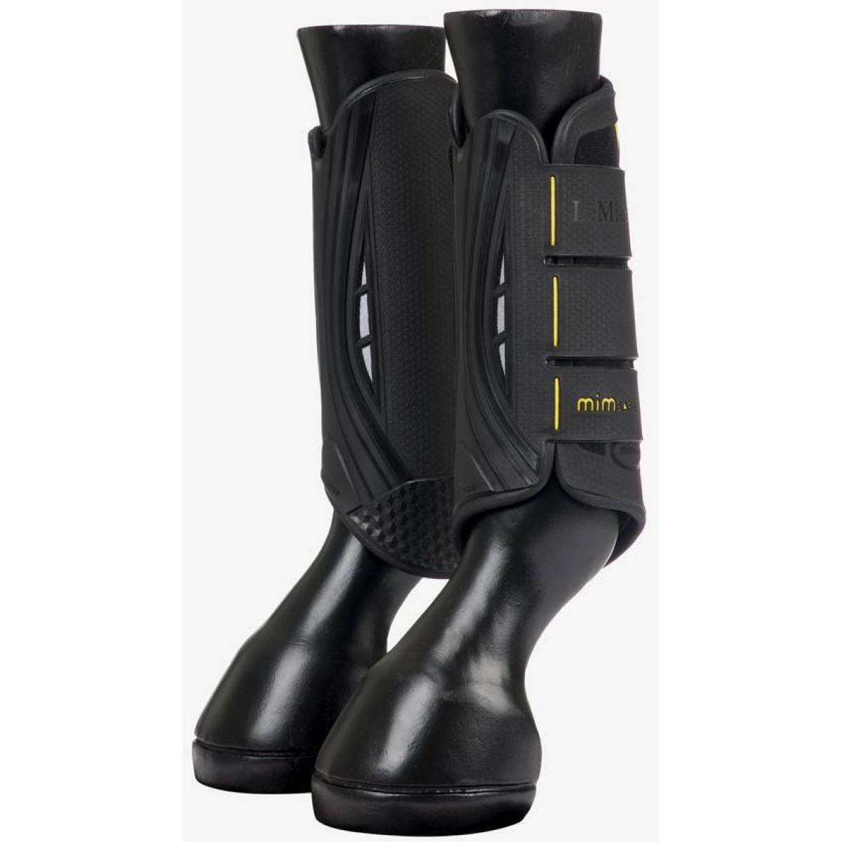 LeMieux Protectores para Patas MIMsafe XC Traseros Negro