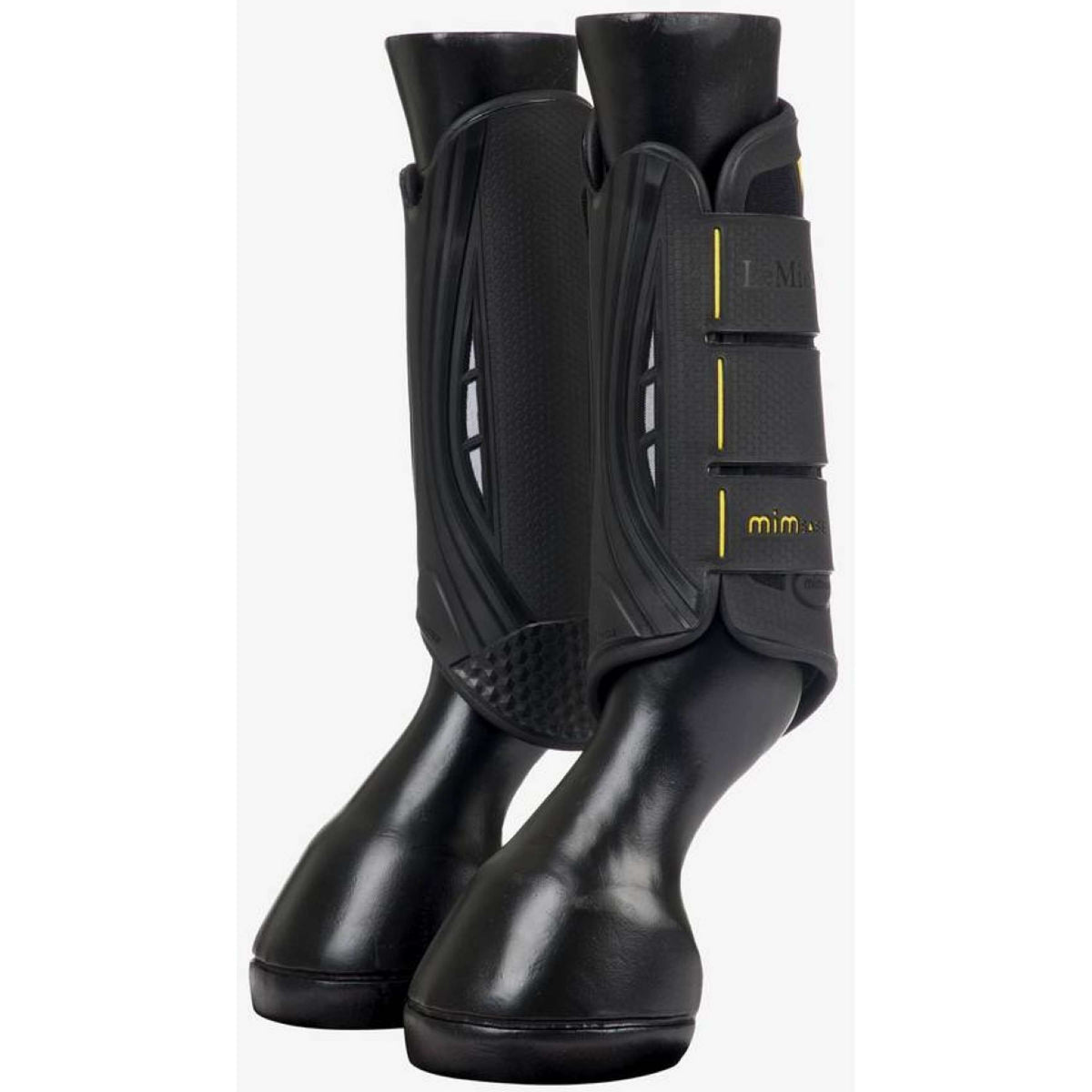 LeMieux Protectores para Patas MIMsafe XC Traseros Negro