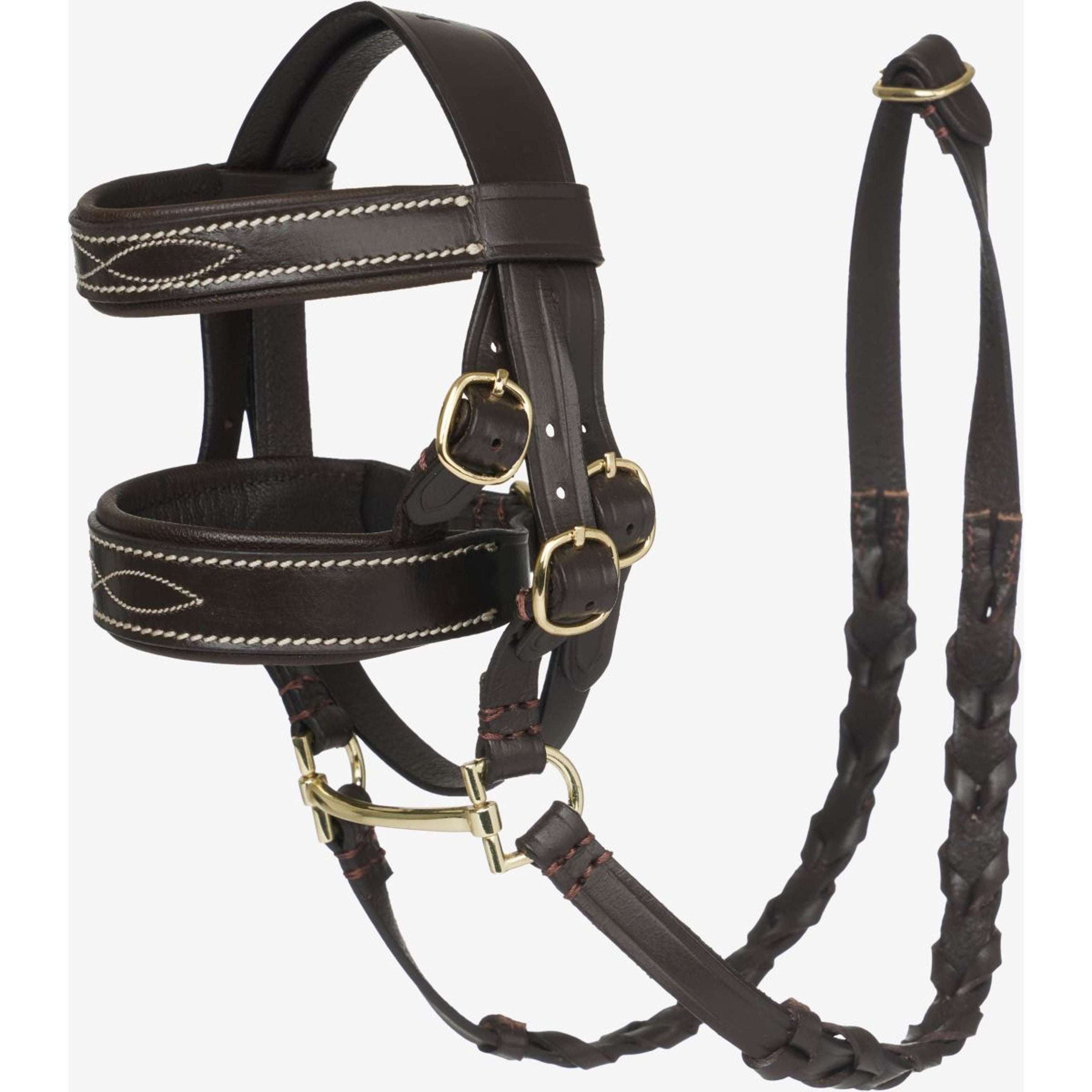 LeMieux Brida Toy Pony Hunter Marron