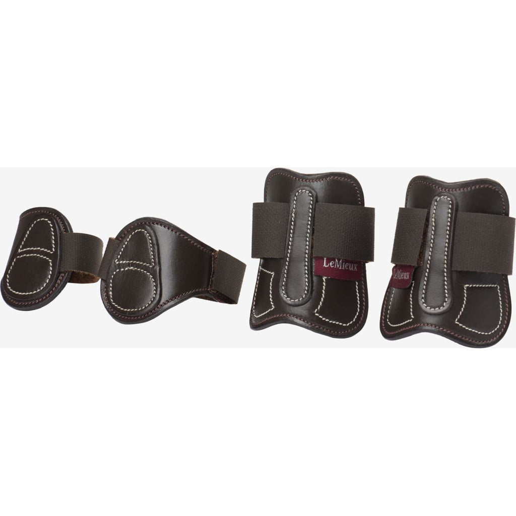 LeMieux Toy Pony Juego de Protectores para Piernas Marron