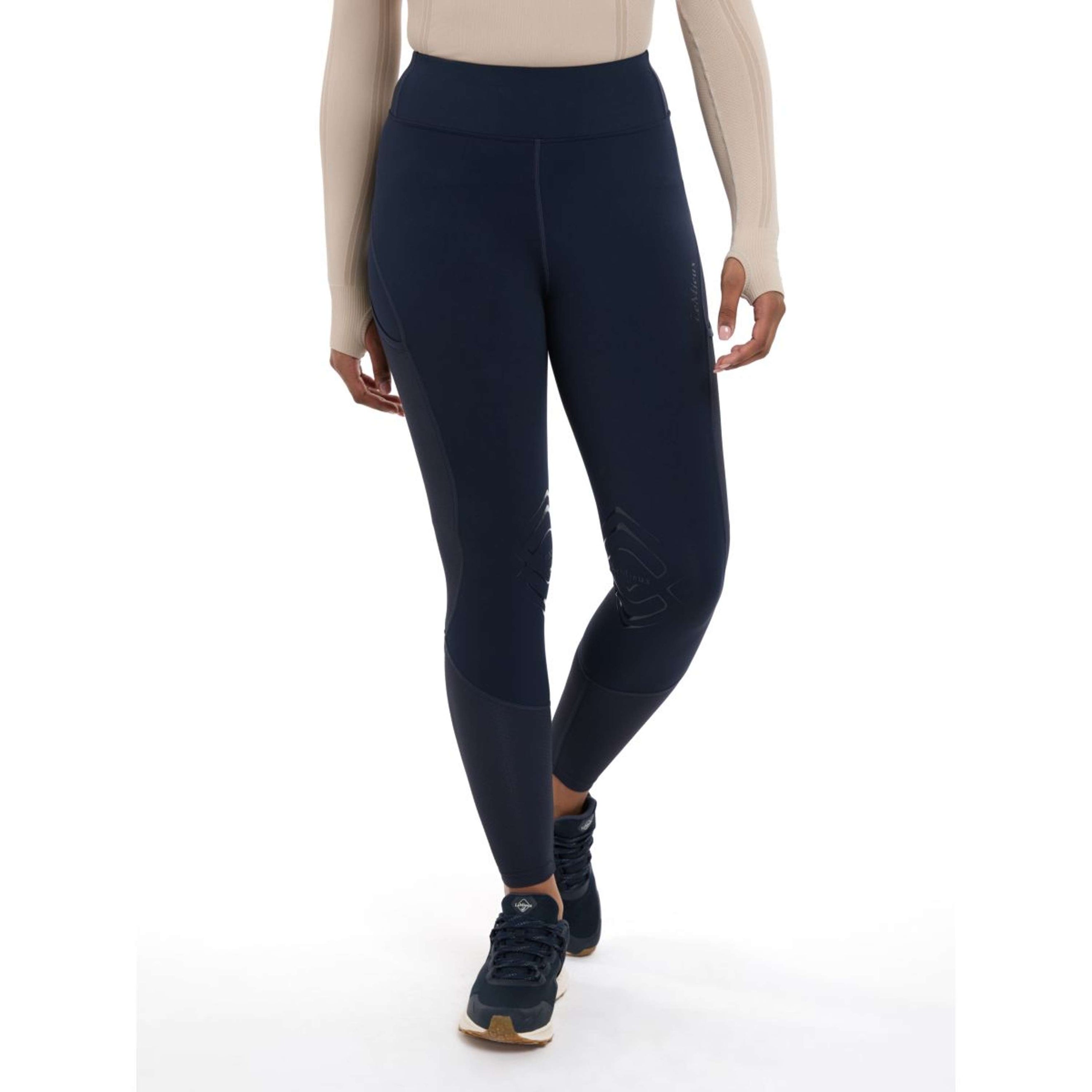 LeMieux Legging de Equitación Lydia Mesh Navy