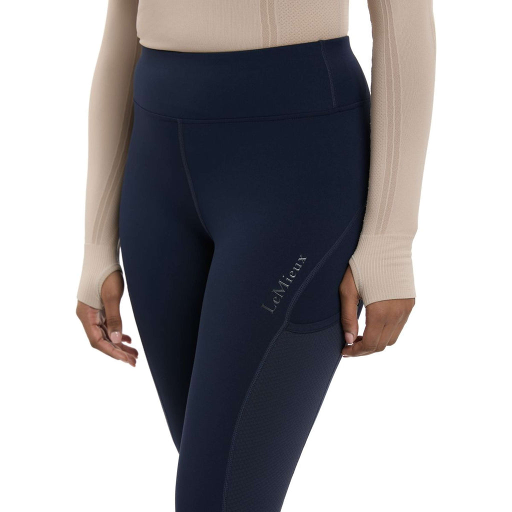 LeMieux Legging de Equitación Lydia Mesh Navy