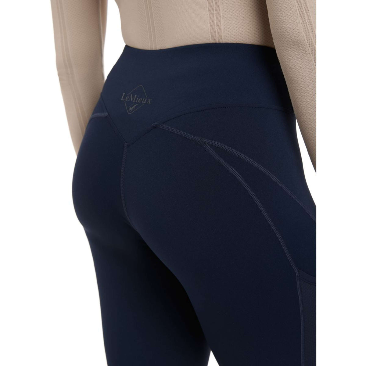 LeMieux Legging de Equitación Lydia Mesh Navy