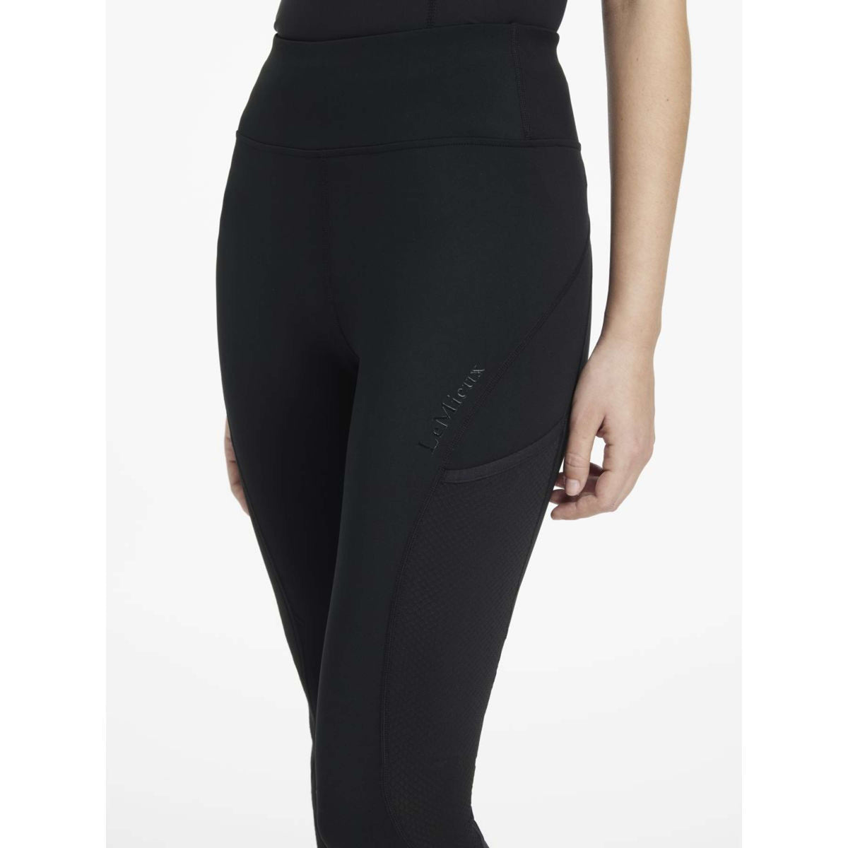 LeMieux Legging de Equitación Lydia Mesh Negro