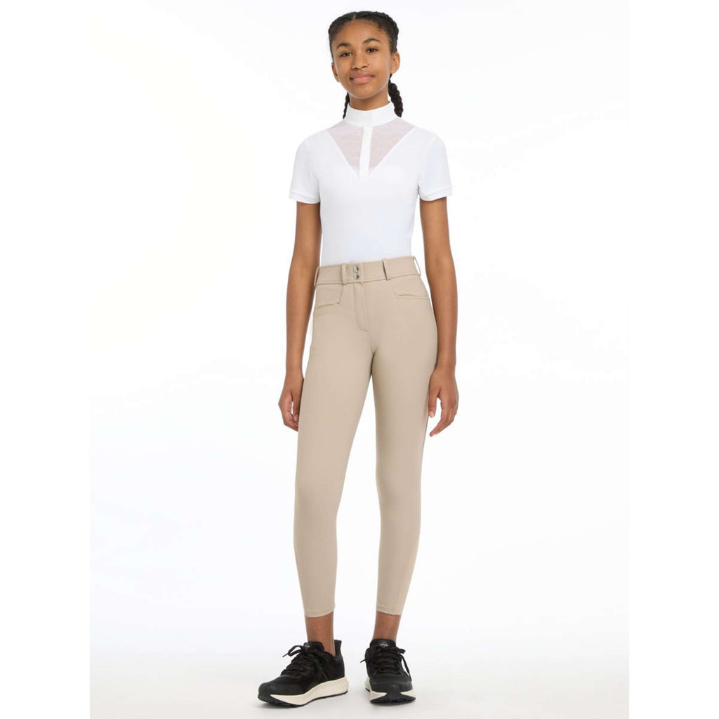 LeMieux Pantalones Izzy Kids Full Grip Almond