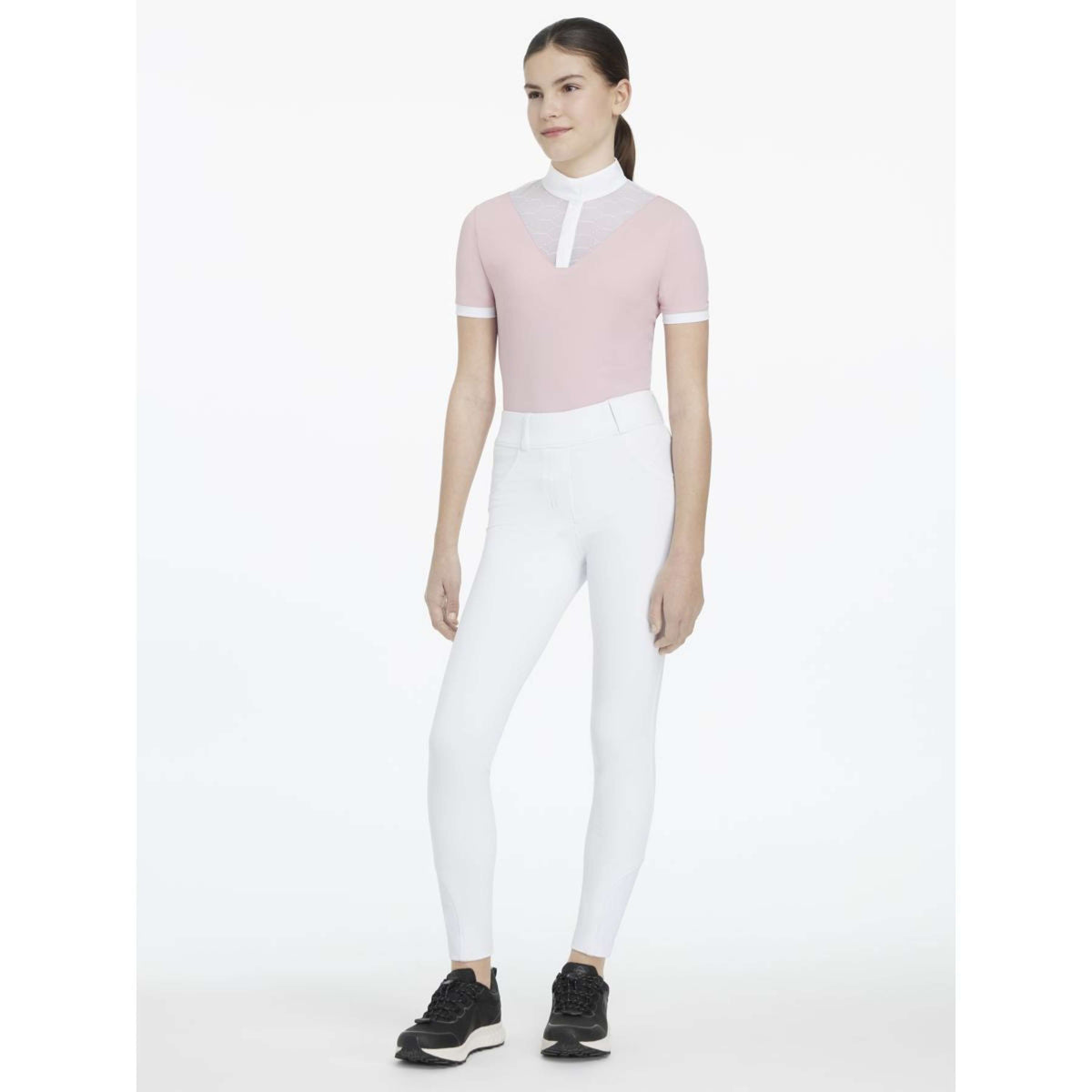 LeMieux Legging de Equitación Remi Niños Blanco