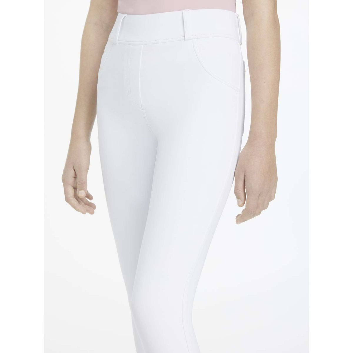 LeMieux Legging de Equitación Remi Niños Blanco