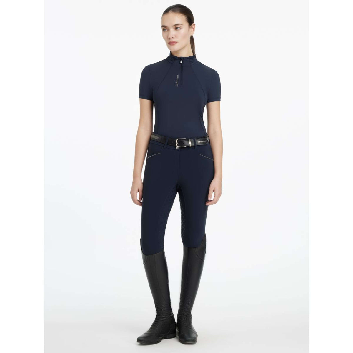 LeMieux Baselayer Classique Mangas Cortas Navy