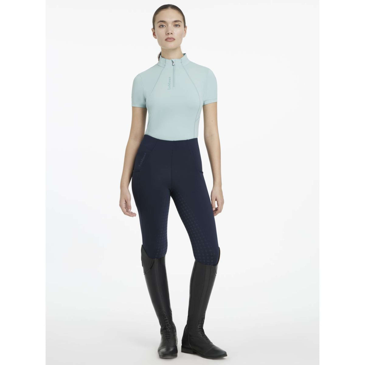 LeMieux Baselayer Classique Mangas Cortas Aqua