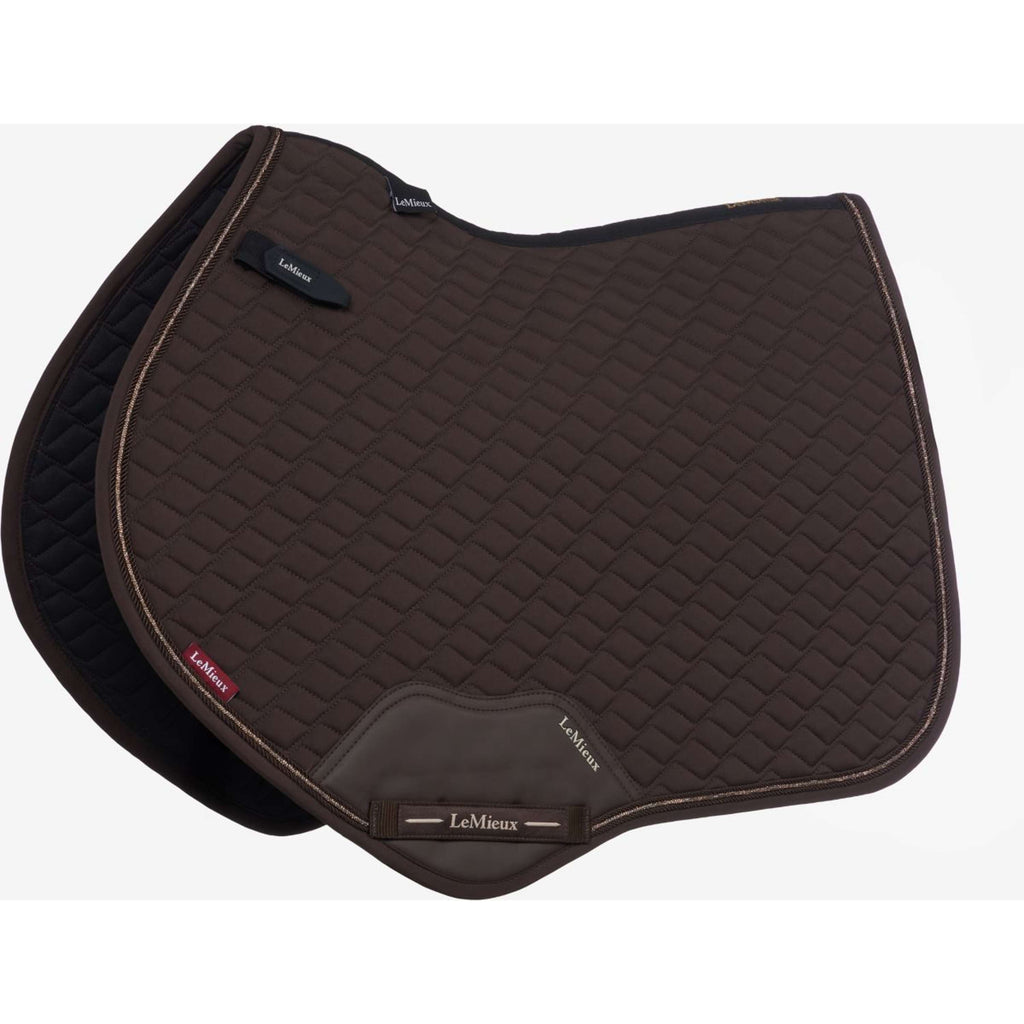 LeMieux Mantilla Brilliance Close Contact Square saltando Espresso