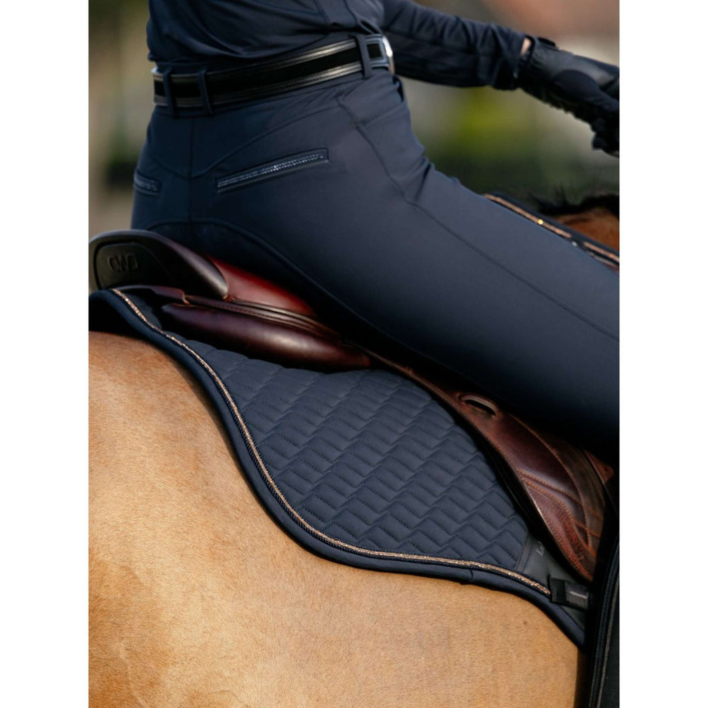 LeMieux Mantilla Brilliance Close Contact Square saltando Navy