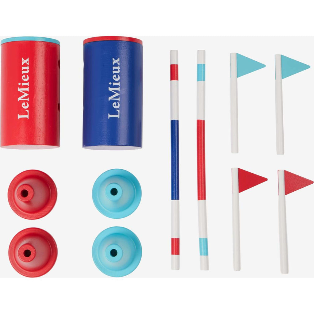 LeMieux Toy Pony Course Builder Set Rojo/Azul