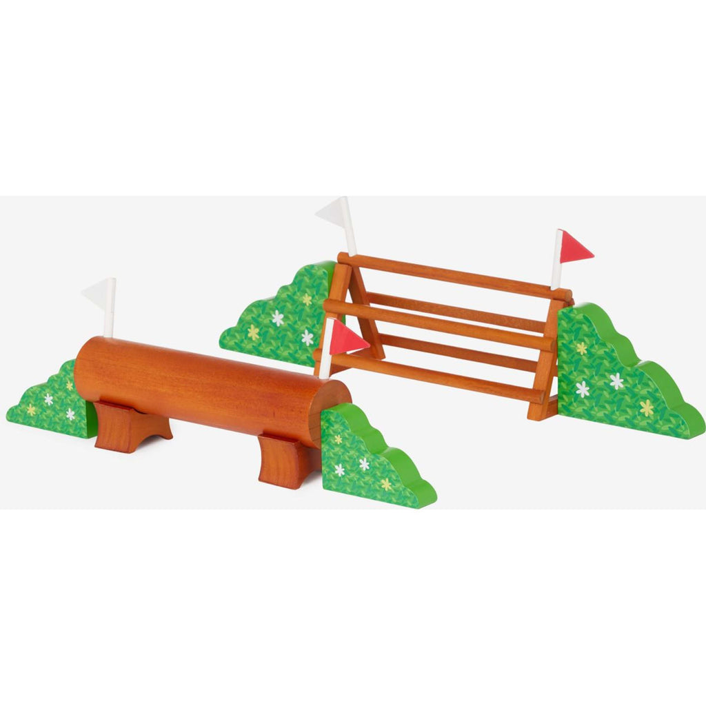 LeMieux Toy Pony XC Jump Set Verde/Marron