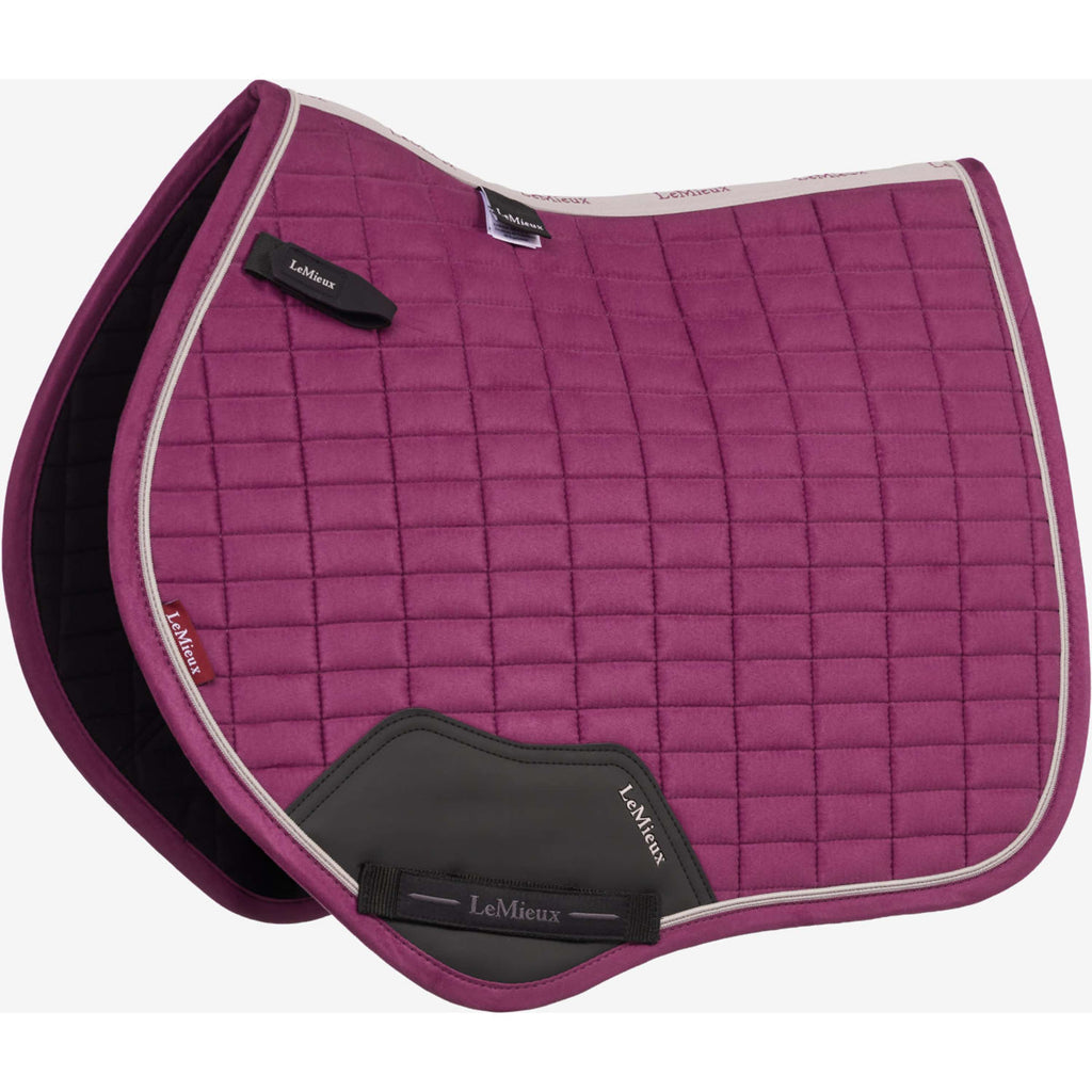 LeMieux Mantilla Suede Close Contact Square Saltando Blackberry