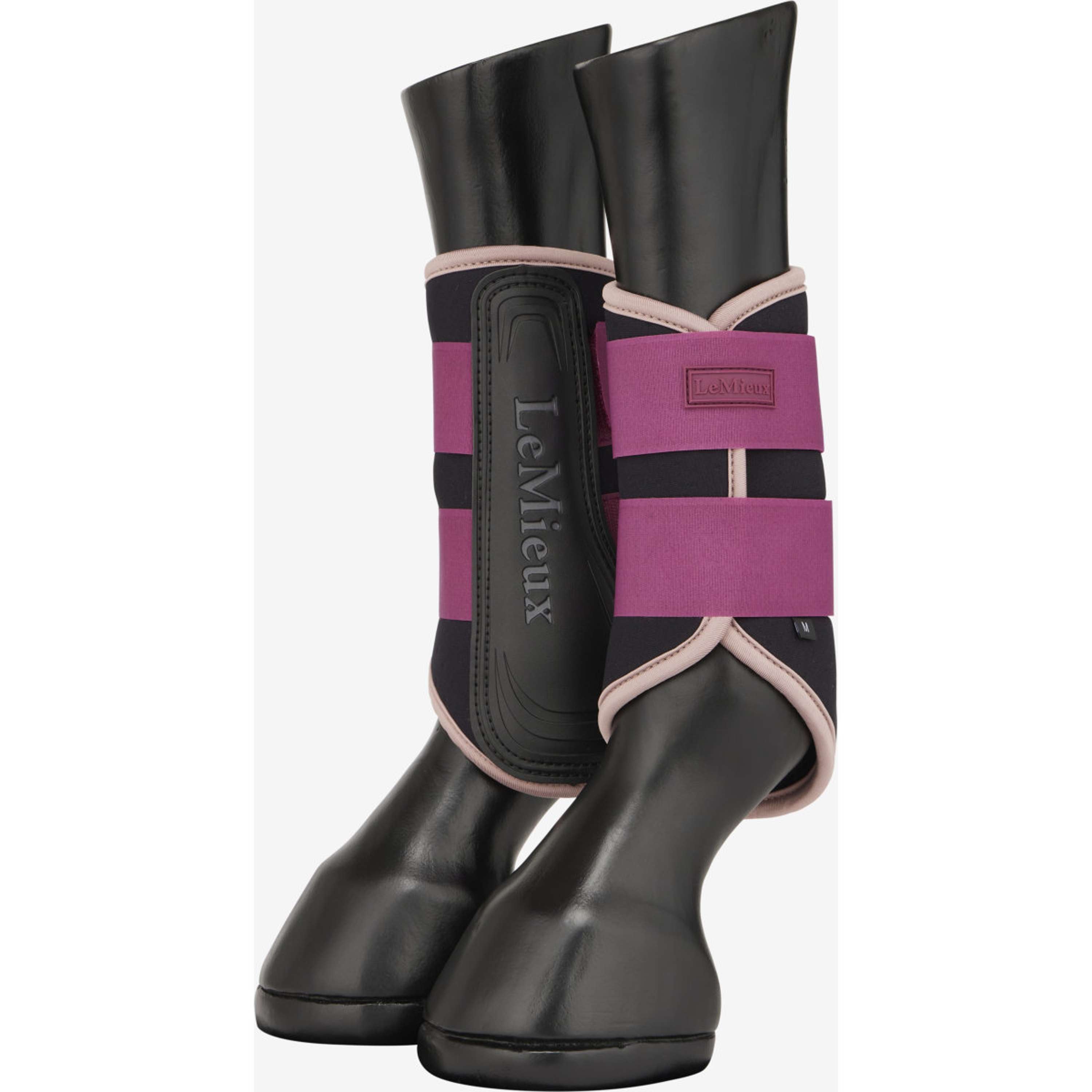 LeMieux Protectores de piernas Air-Tek Grafter Blackberry