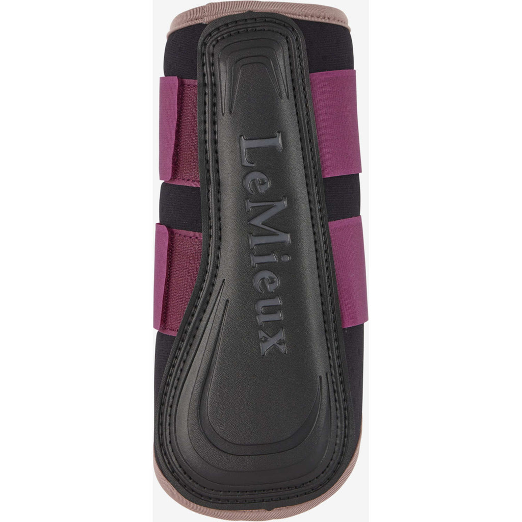 LeMieux Protectores de piernas Air-Tek Grafter Blackberry