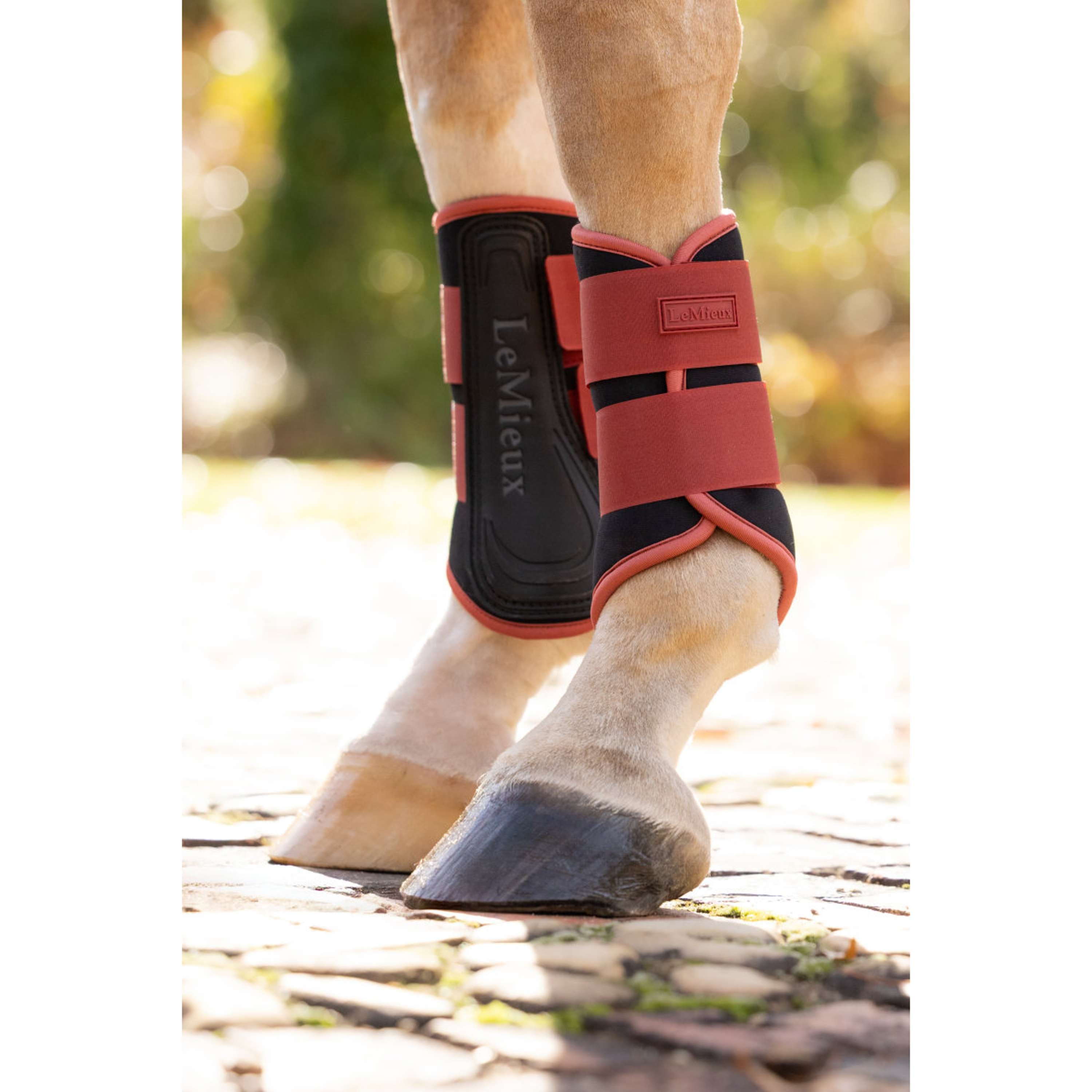 LeMieux Protectores de piernas Air-Tek Grafter Russet