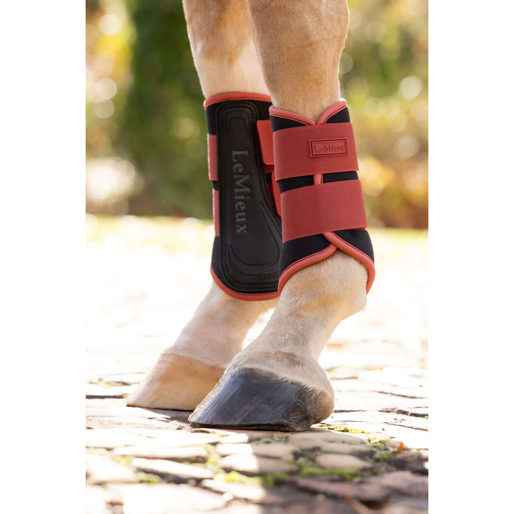 LeMieux Protectores de piernas Air-Tek Grafter Russet