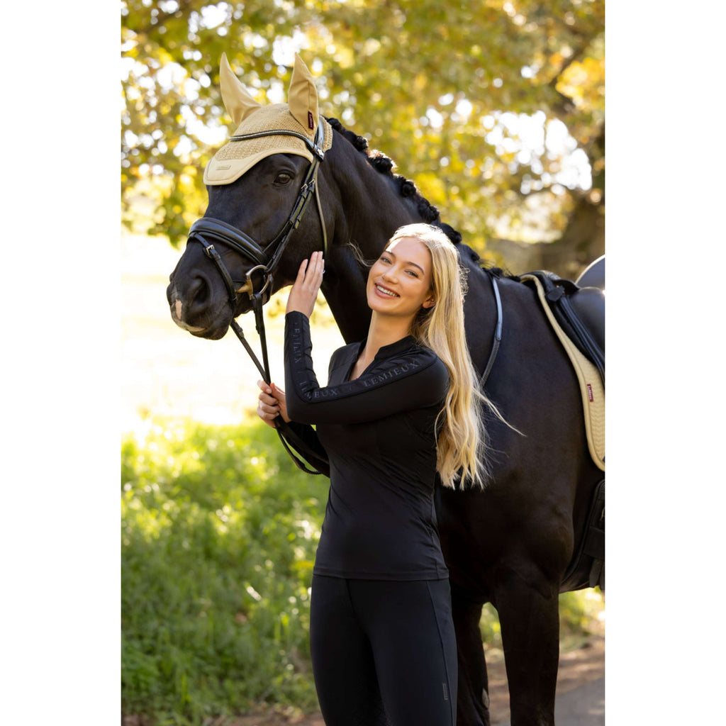 LeMieux Baselayer Lisa Mangas Largas Negro