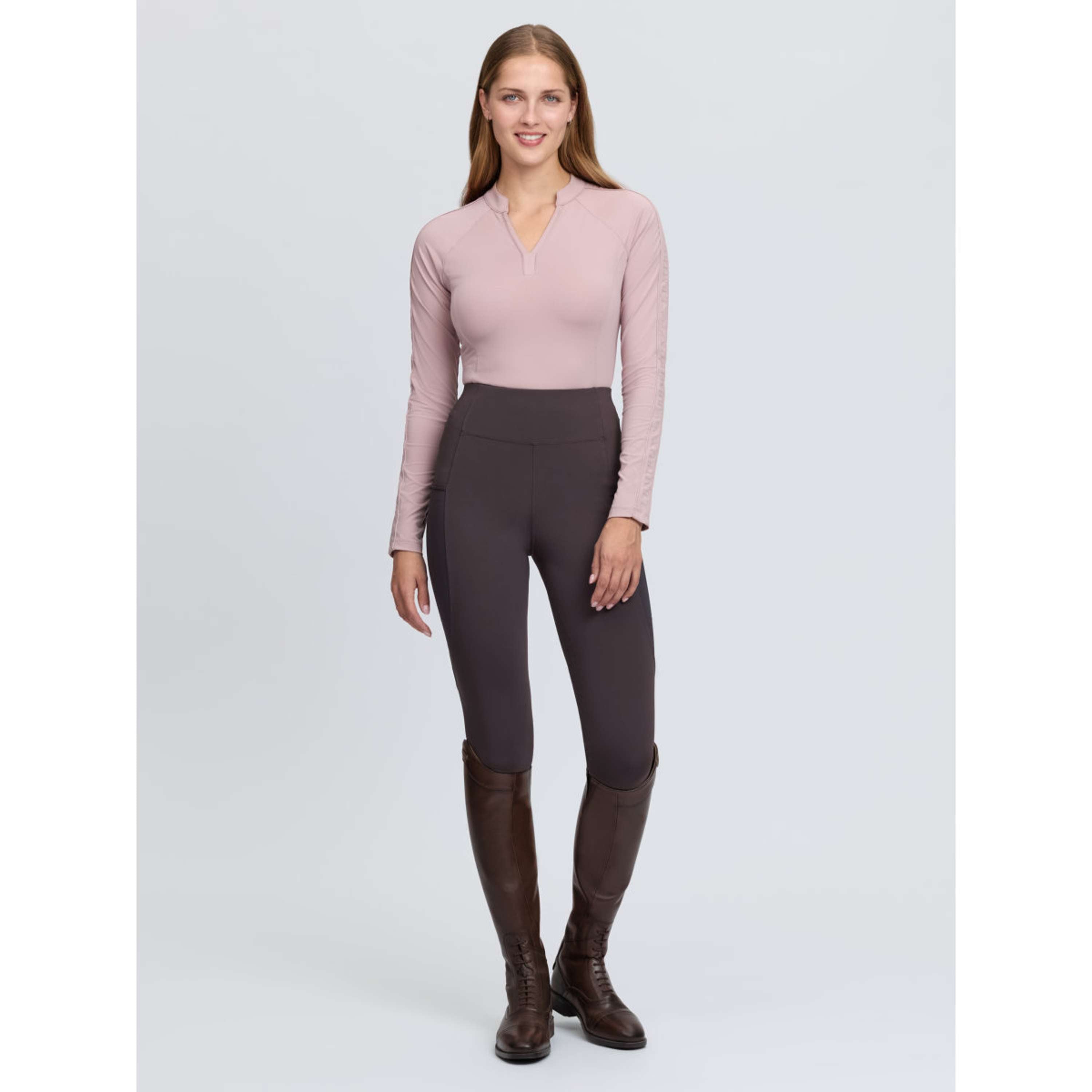 LeMieux Baselayer Lisa Mangas Largas Wild Rose