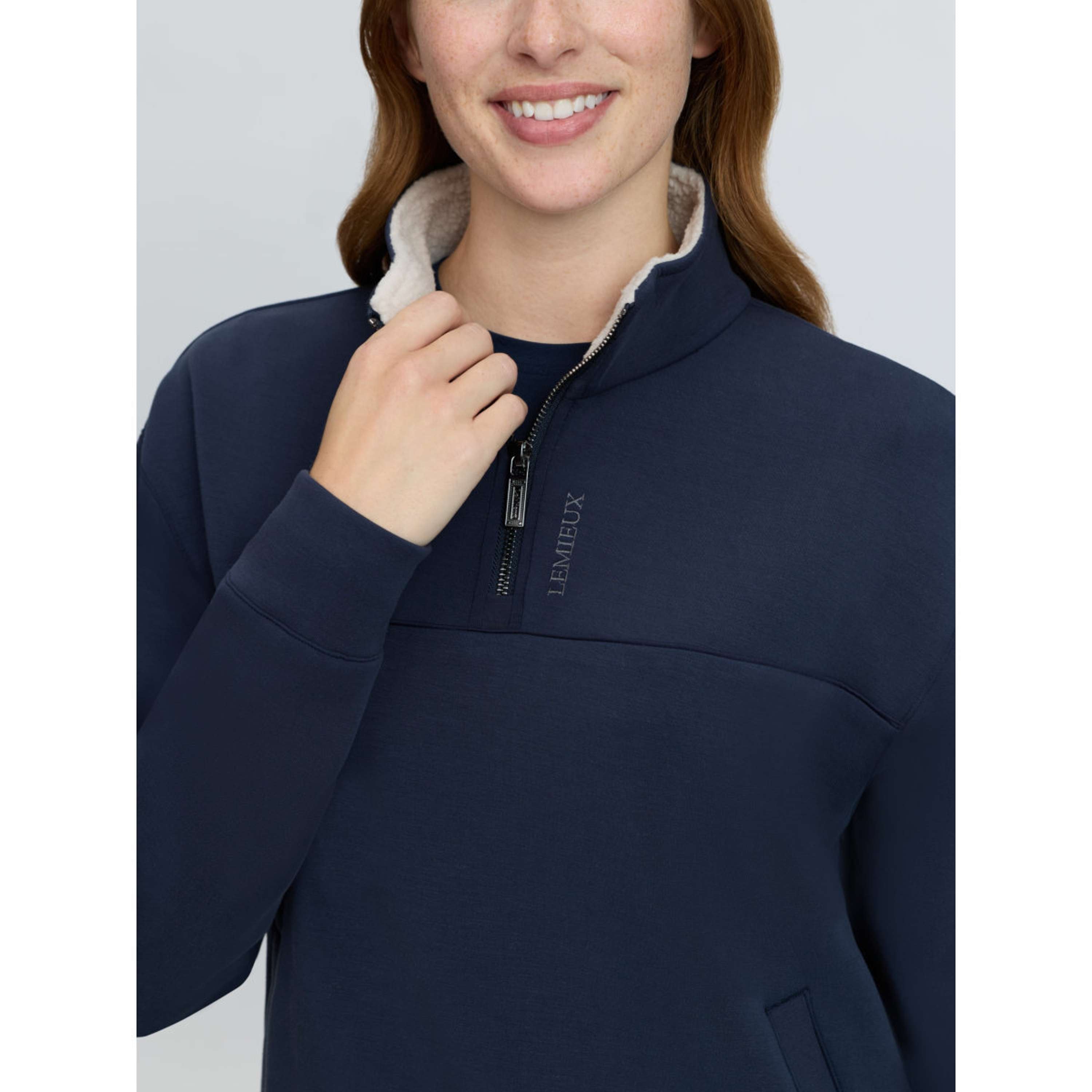 LeMieux Suéter Scarlet Quarter Zip Navy