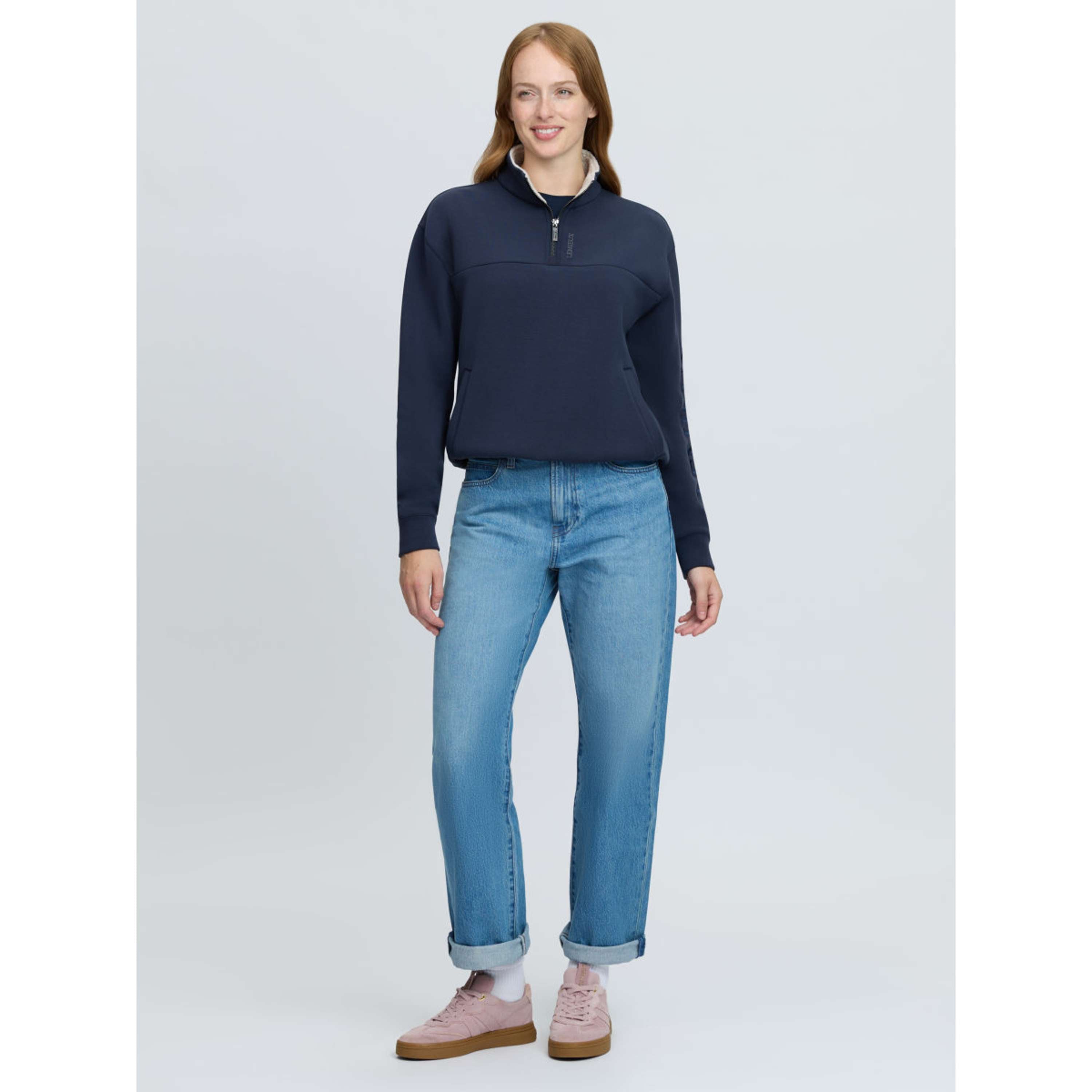 LeMieux Suéter Scarlet Quarter Zip Navy