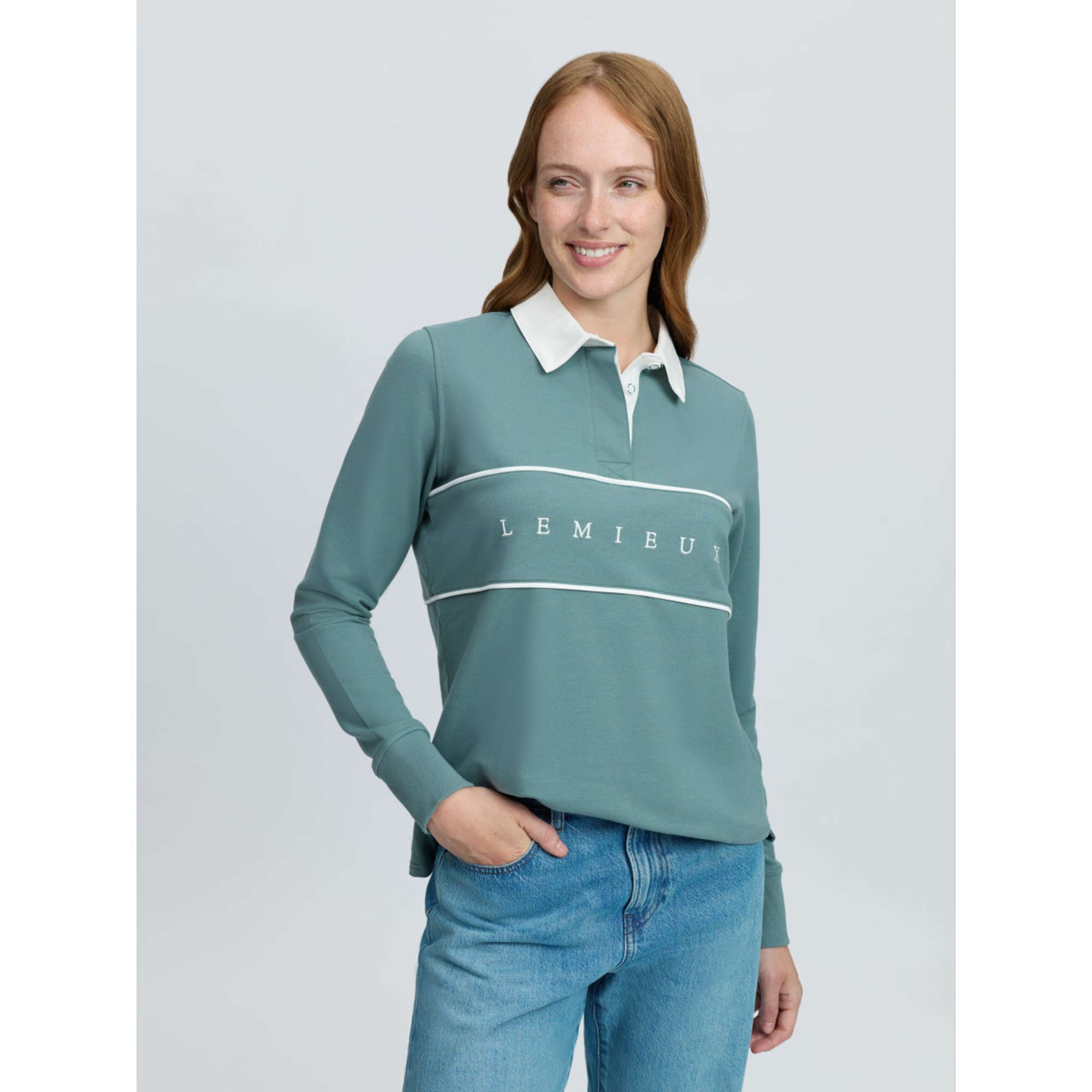 LeMieux Camiseta Rochelle Rugby Aloe
