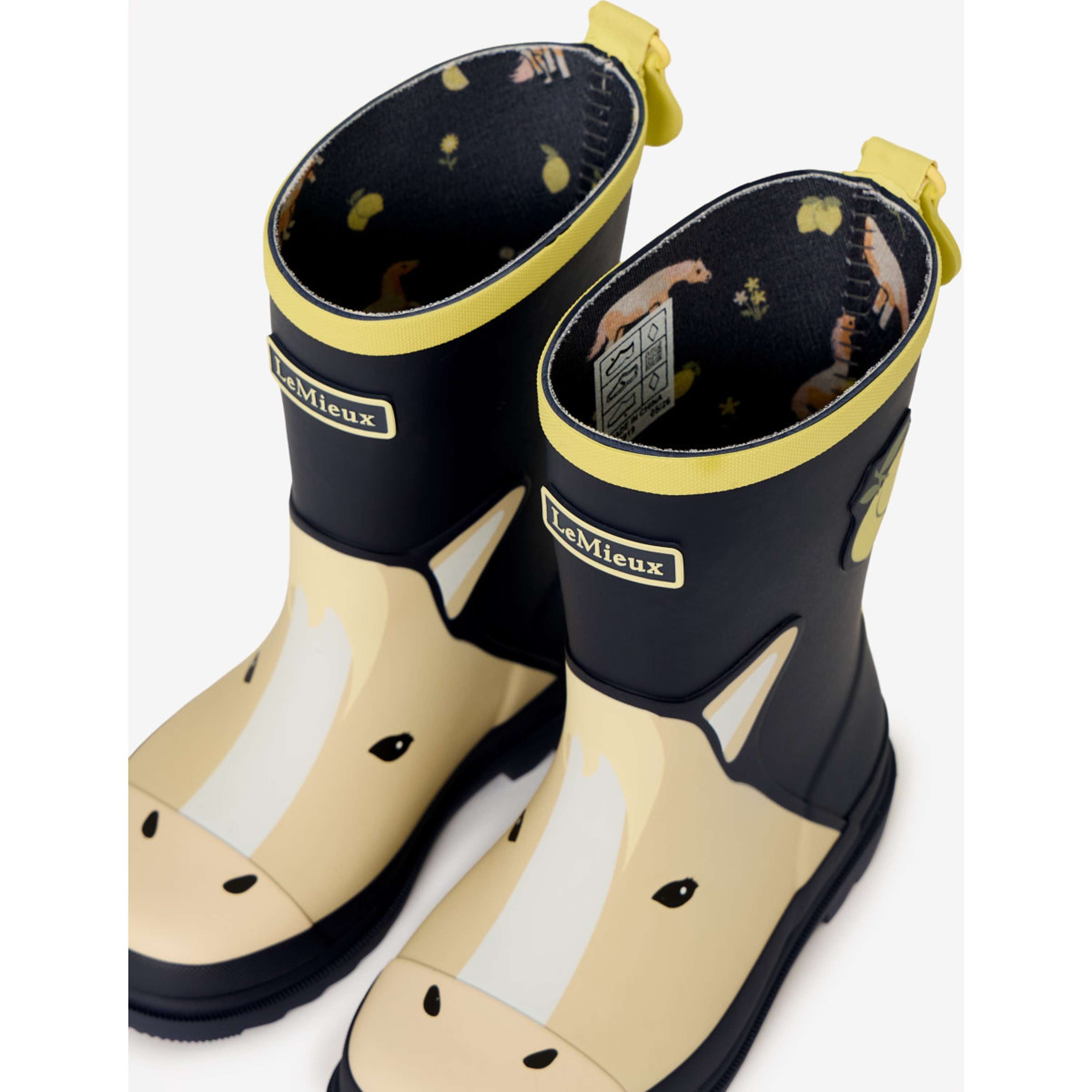 LeMieux Botas de lluvia Splash Welly Kids Lemon