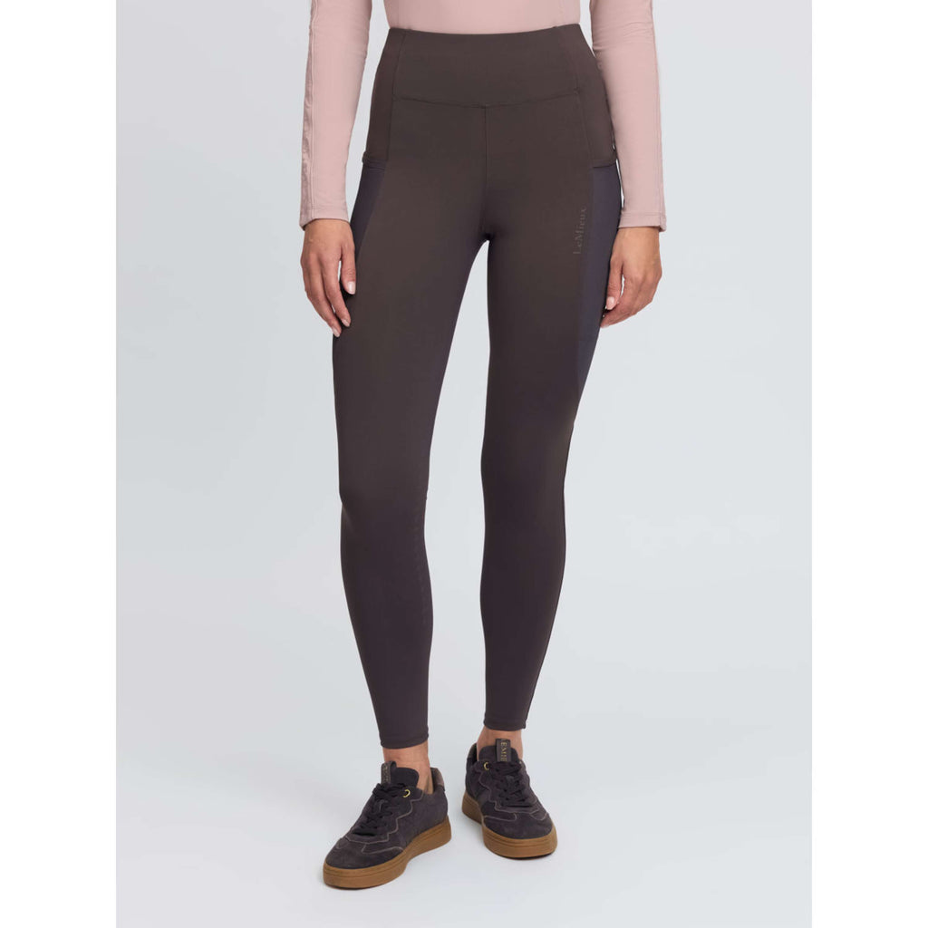 LeMieux Legging de Equitación Naomi Full Grip Cocoa