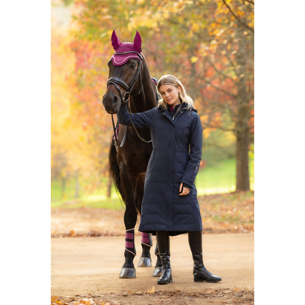 LeMieux Abrigo Largo Erin Waterproof Padded Navy