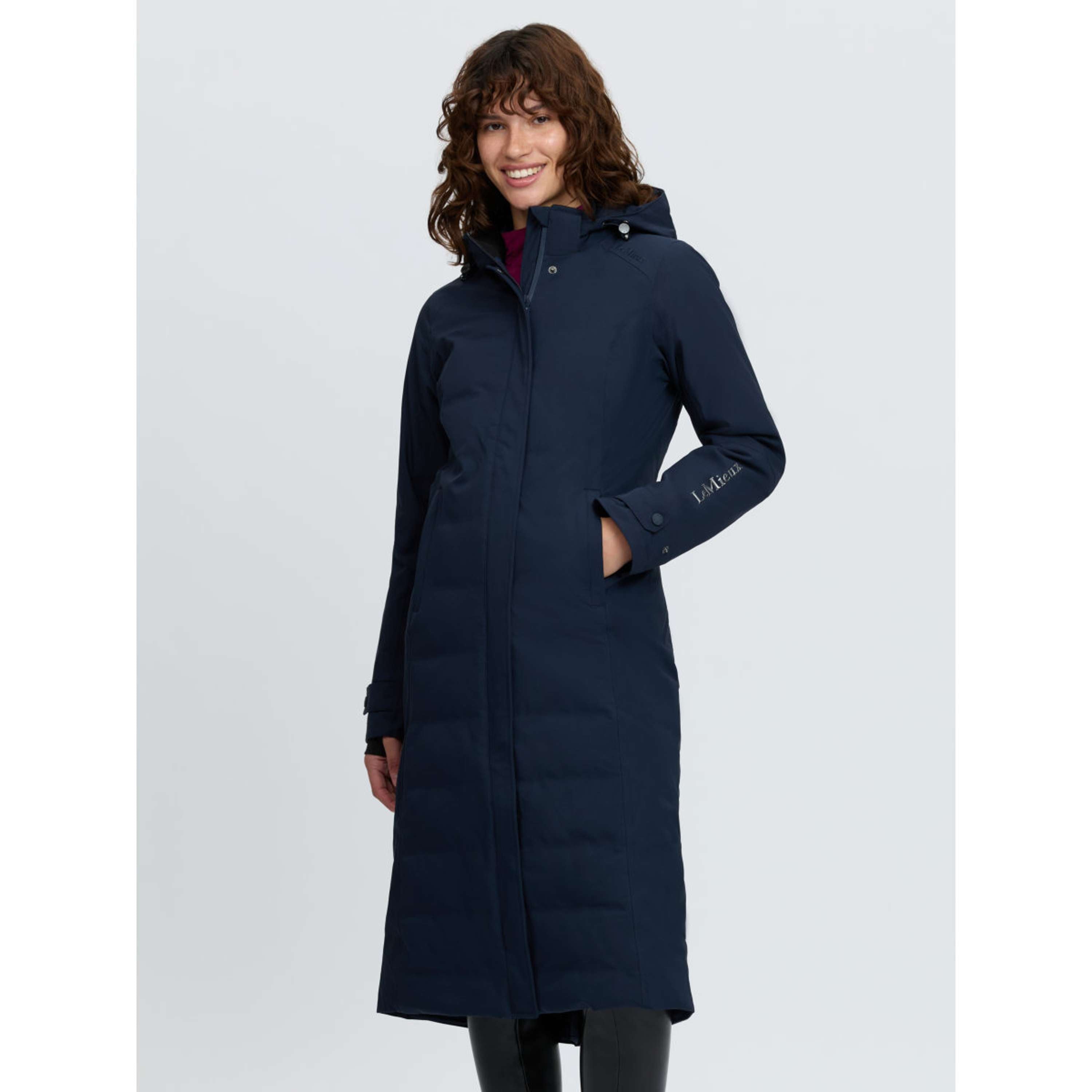 LeMieux Abrigo Largo Erin Waterproof Padded Navy