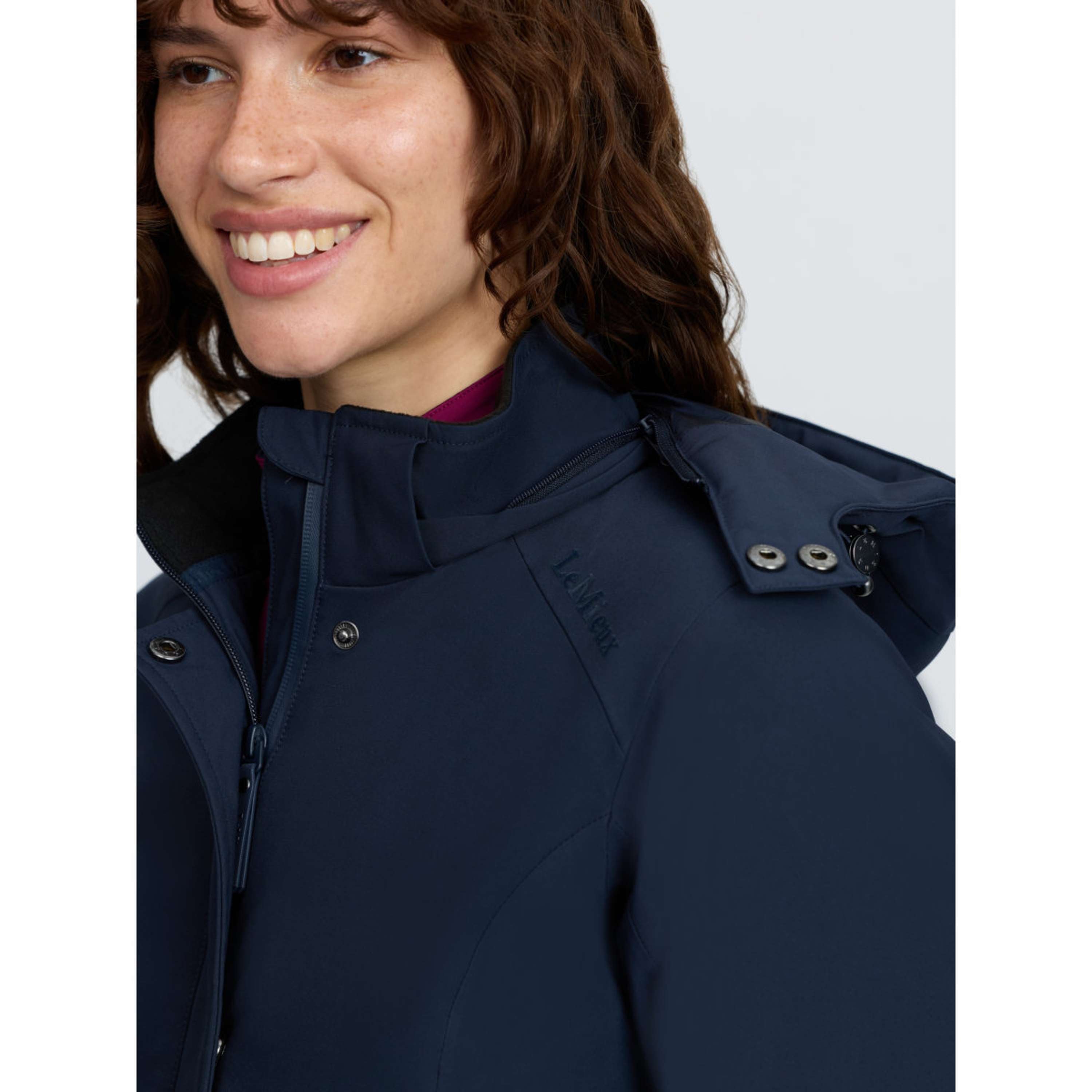LeMieux Abrigo Largo Erin Waterproof Padded Navy